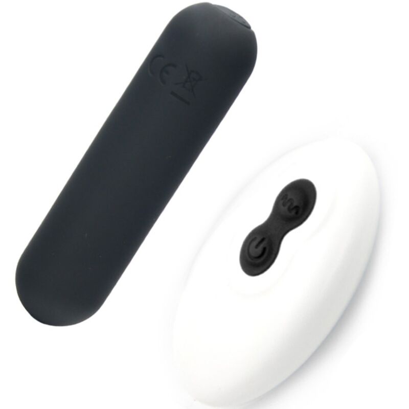 SPLASH JOLINE VIBRADOR BALA DE SILICONA CONTROL REMOTO 10 VIBRACIONES 65 X 15 CM NEGRO