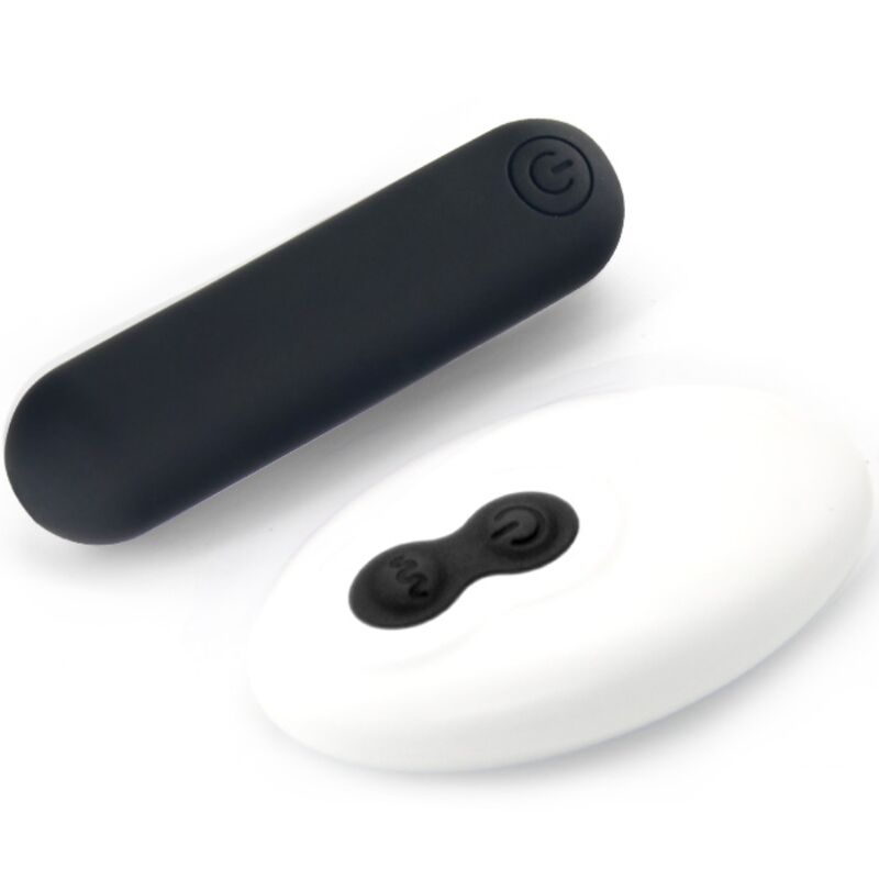 SPLASH JOLINE VIBRADOR BALA DE SILICONA CONTROL REMOTO 10 VIBRACIONES 65 X 15 CM NEGRO