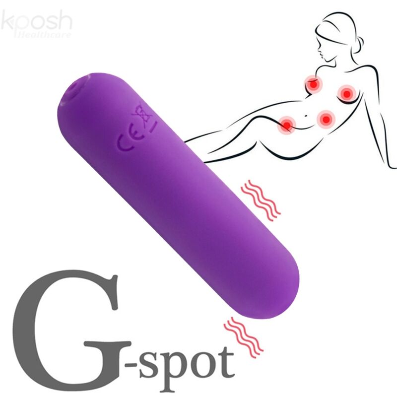 SPLASH JOLINE VIBRADOR BALA DE SILICONA CONTROL REMOTO 10 VIBRACIONES 6.5 X 1.5 CM MORADO