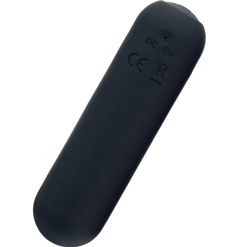SPLASH JOIE BALA VIBRADOR DE SILICONA CONTROL REMOTO 10 VIBRACIONES 75 X 19 CM NEGRO