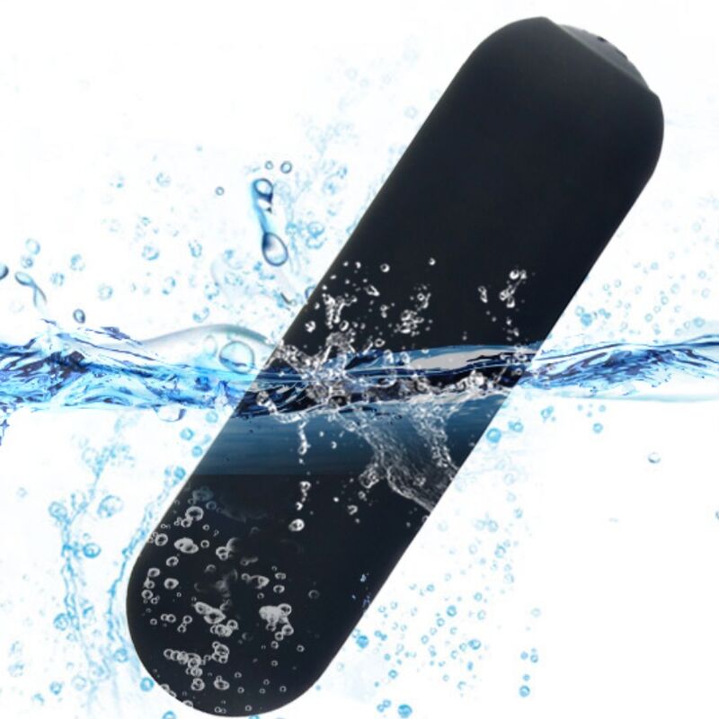 SPLASH JOIE BALA VIBRADOR DE SILICONA CONTROL REMOTO 10 VIBRACIONES 75 X 19 CM NEGRO