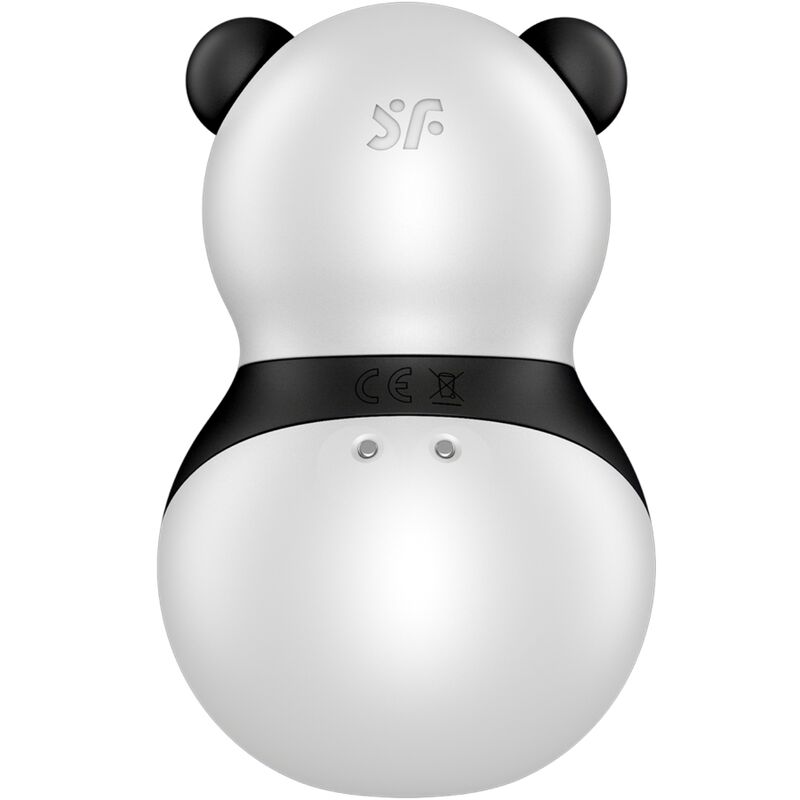 SATISFYER - ESTIMULADOR Y VIBRADOR POCKET PANDA BLANCO Y NEGRO