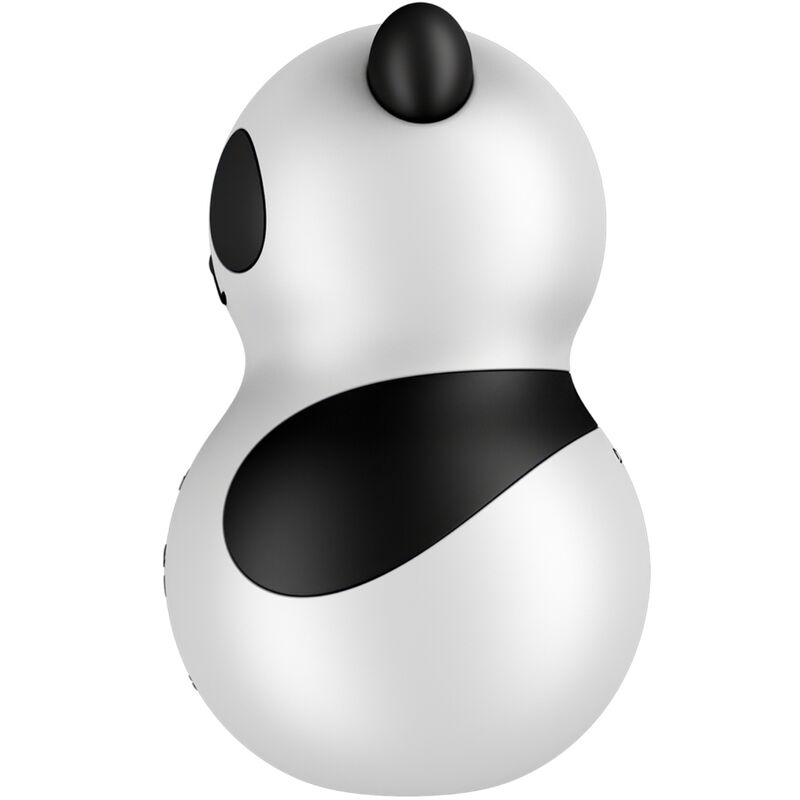 SATISFYER - ESTIMULADOR Y VIBRADOR POCKET PANDA BLANCO Y NEGRO