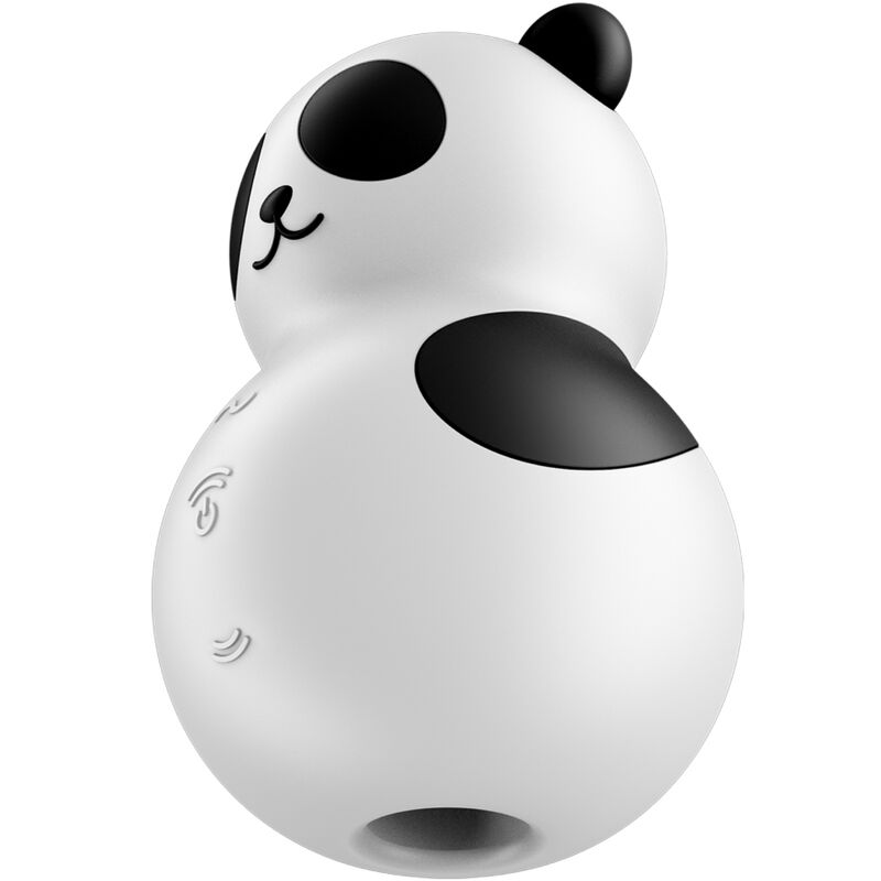 SATISFYER - ESTIMULADOR Y VIBRADOR POCKET PANDA BLANCO Y NEGRO