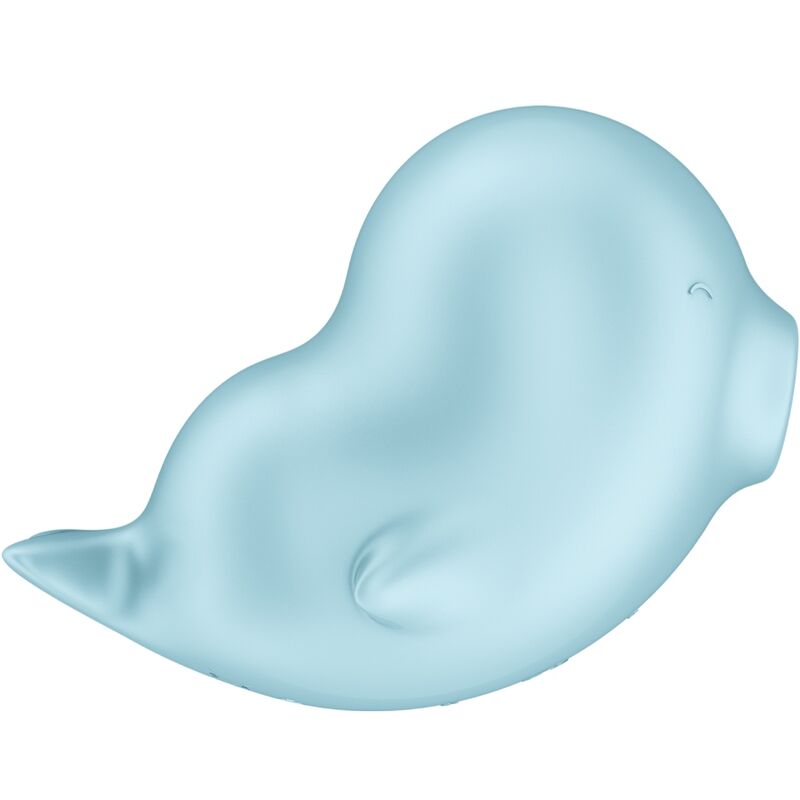 SATISFYER - SASSY SEAL STIMULATOR AND VIBRATOR BLUE
