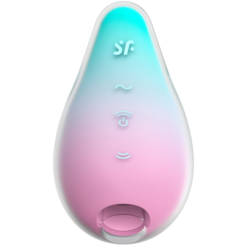 SATISFYER - MERMAID VIBES STIMULATOR AND VIBRATOR MINT AND PINK
