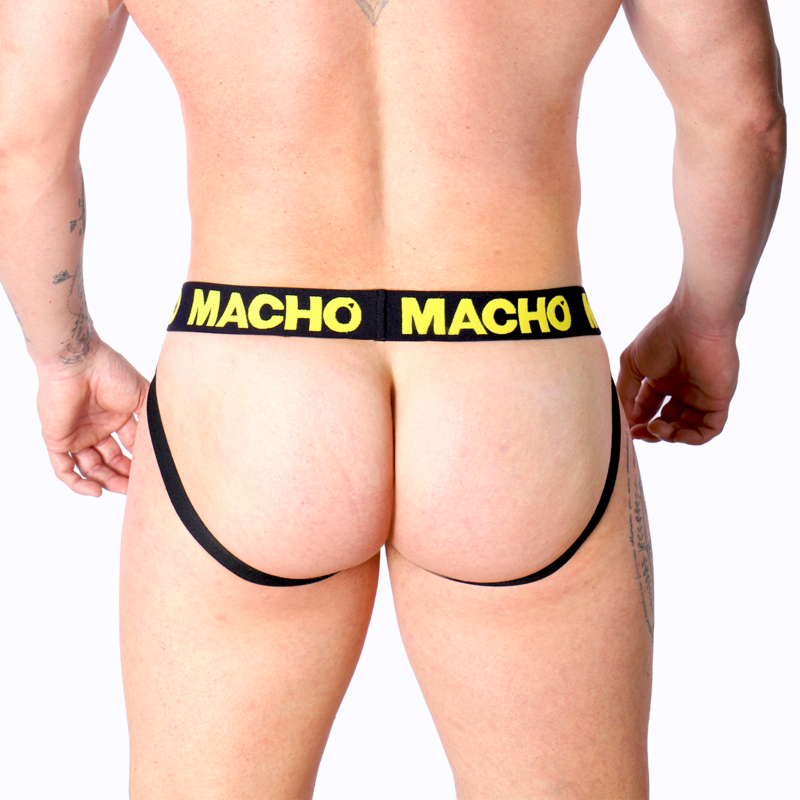 HOMBRE - MX25A JOCK LYCRA AMARILLO S
