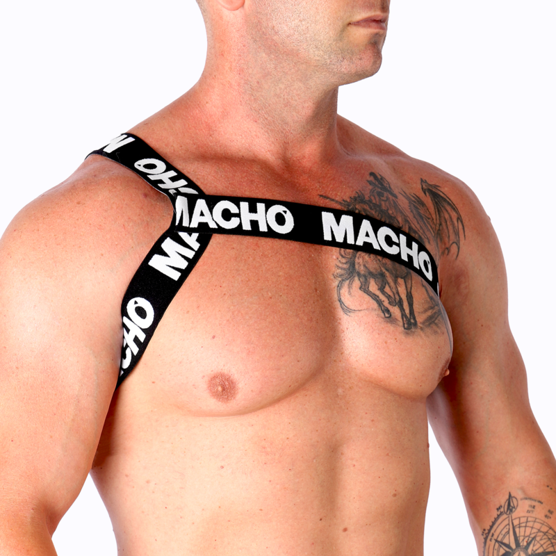 ARNÉS ROMANO BLANCO PARA HOMBRE S/M