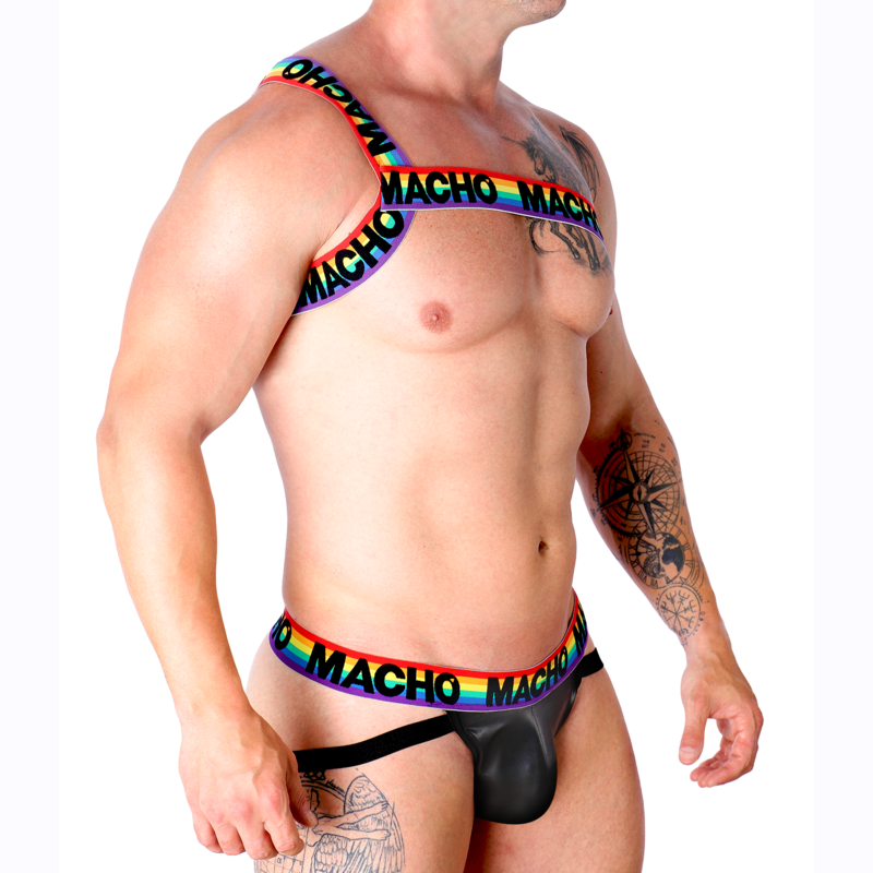 ARNÉS ROMANO BLANCO PARA HOMBRE S/M