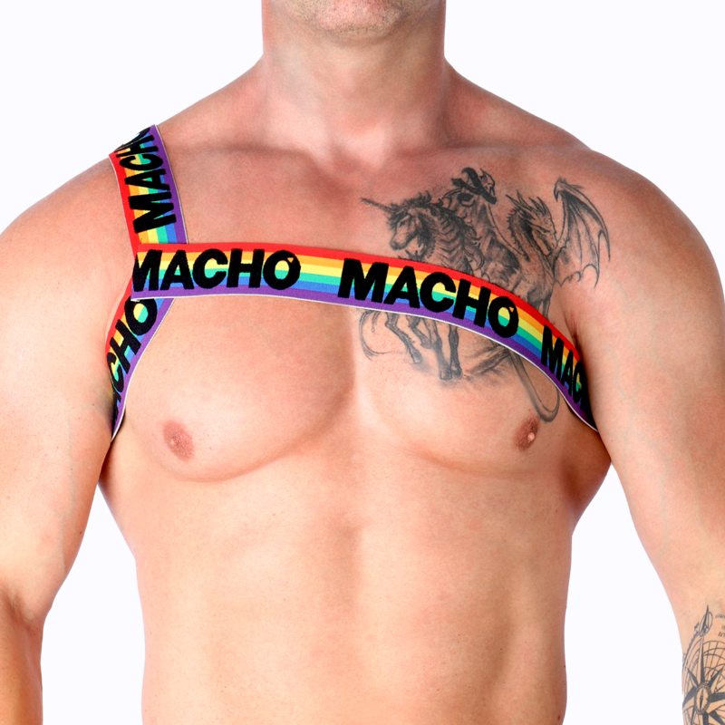 ARNÉS ROMANO BLANCO PARA HOMBRE S/M