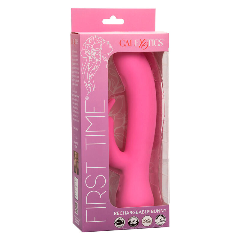 CALEXOTICS - PRIMER VIBRADOR CONEJO RECARGABLE ROSA
