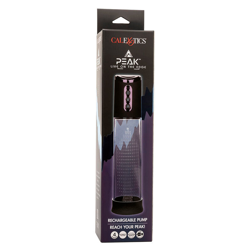 CALEXOTICS - BOMBA DE SUCCIÓN PEAK DE 4 VELOCIDADES NEGRA