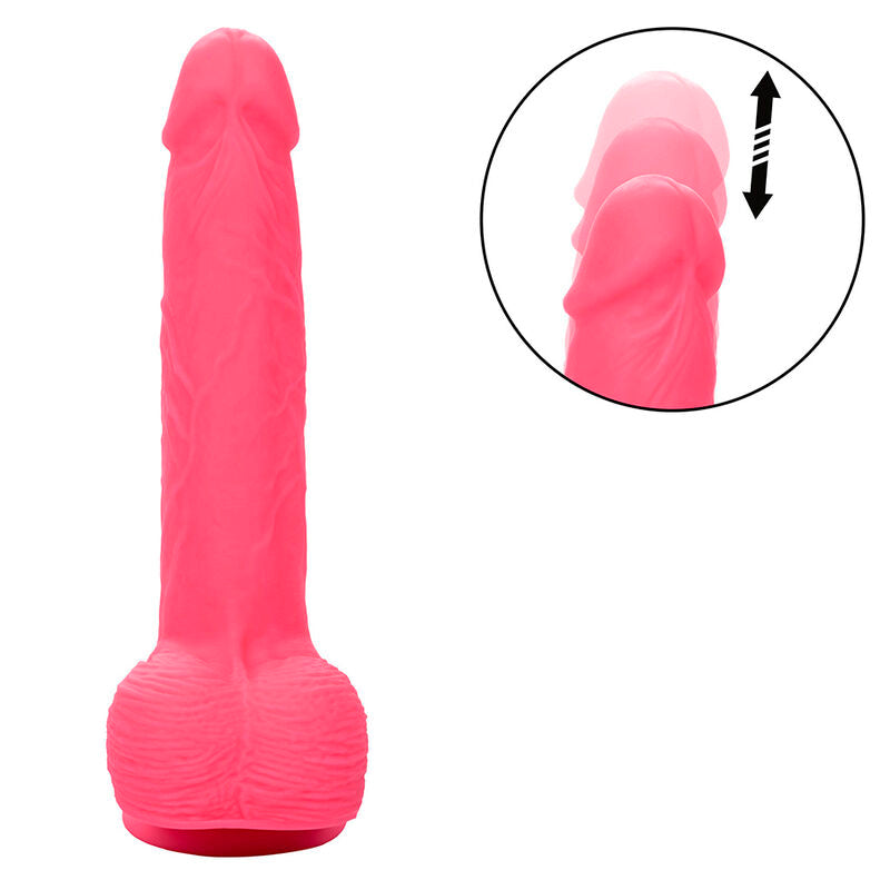 CALEXOTICS - VIBRADOR REALISTA PENIS 10 VIBRACIONES ROSA