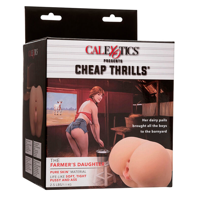CALEXOTICS - THE FARMER'S DAUGHTER REALISTIC DOUBLE MASTURBATOR MEAT