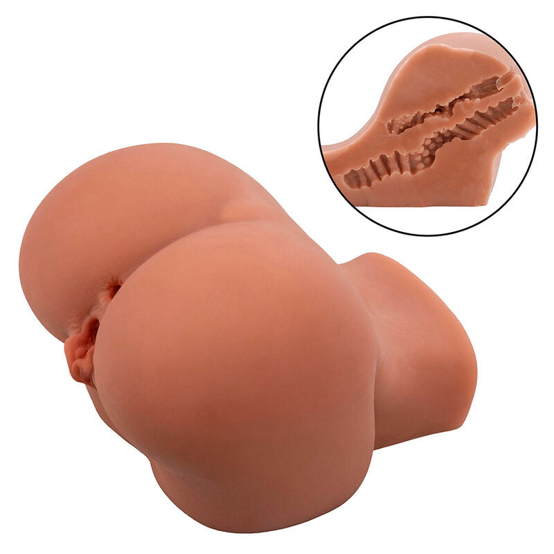 CALEXOTICS - MASTURBADOR DOBLE REALISTA THE ROLLER BABE CARNE