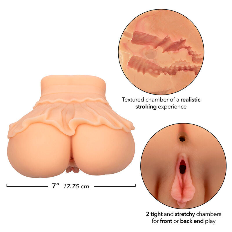 CALEXOTICS - MASTURBADOR DOBLE REALISTA THE PEEP SHOW GIRL CARNE