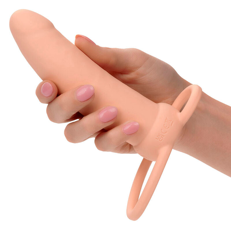 CALEXOTICS - MAXX THICK DOBLE PENETRADOR 10 VIBRACIONES EN CARNE