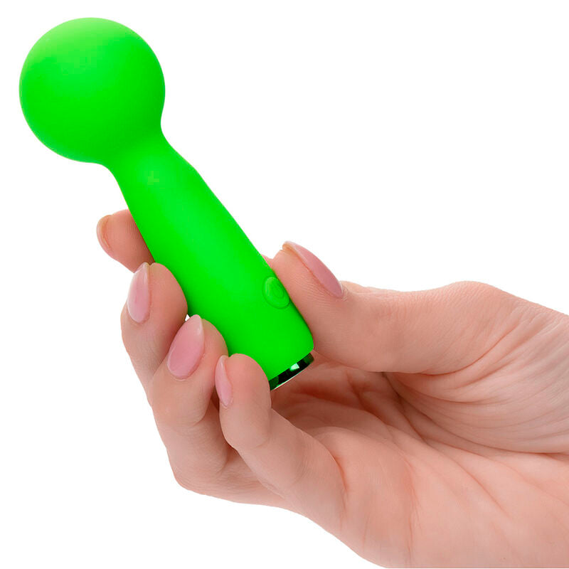 CALEXOTICS - MINI MASAJEADOR BUBBLY VIBE NEON VIBES 10 VIBRACIONES VERDE