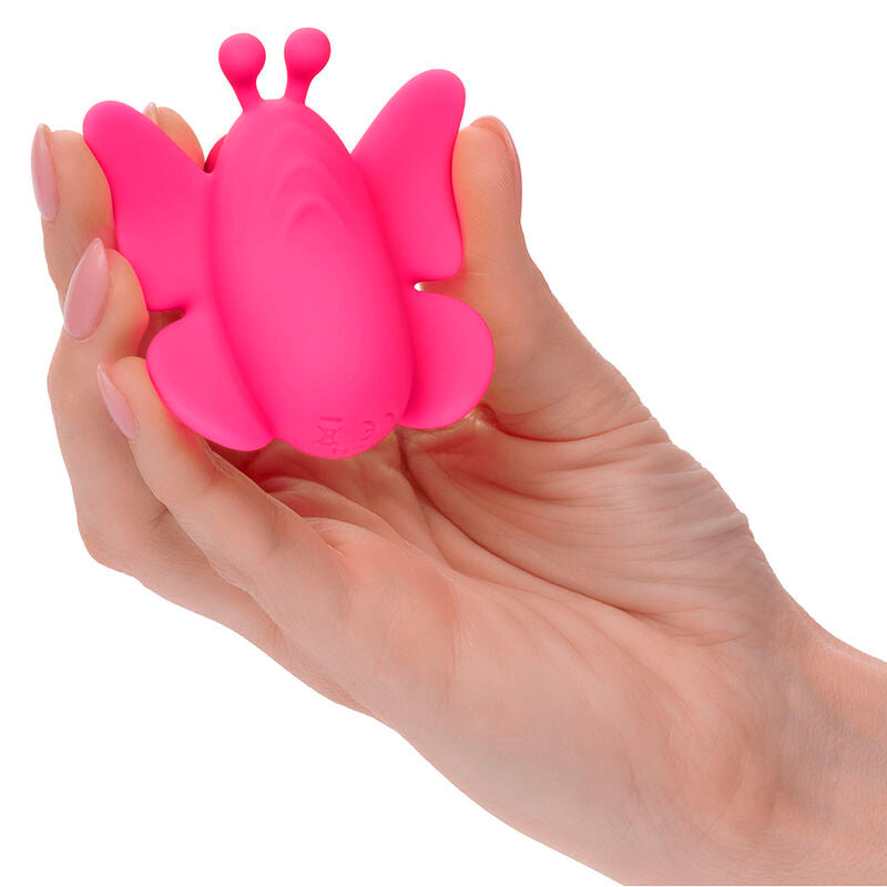 CALEXOTICS - ESTIMULADOR VIBRADOR FLUTTER VIBE NEON VIBES 10 VIBRACIONES ROSA