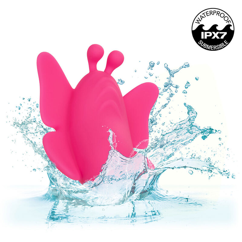 CALEXOTICS - ESTIMULADOR VIBRADOR FLUTTER VIBE NEON VIBES 10 VIBRACIONES ROSA