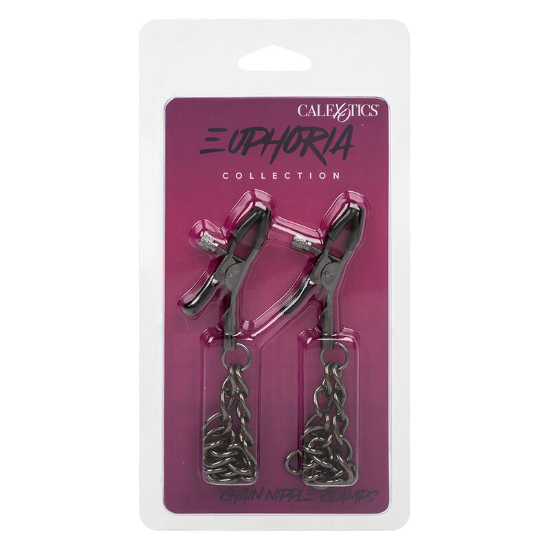 CALEXOTICS - PINZAS PARA PEZONES EUPHORIA CADENA 14,5 CM
