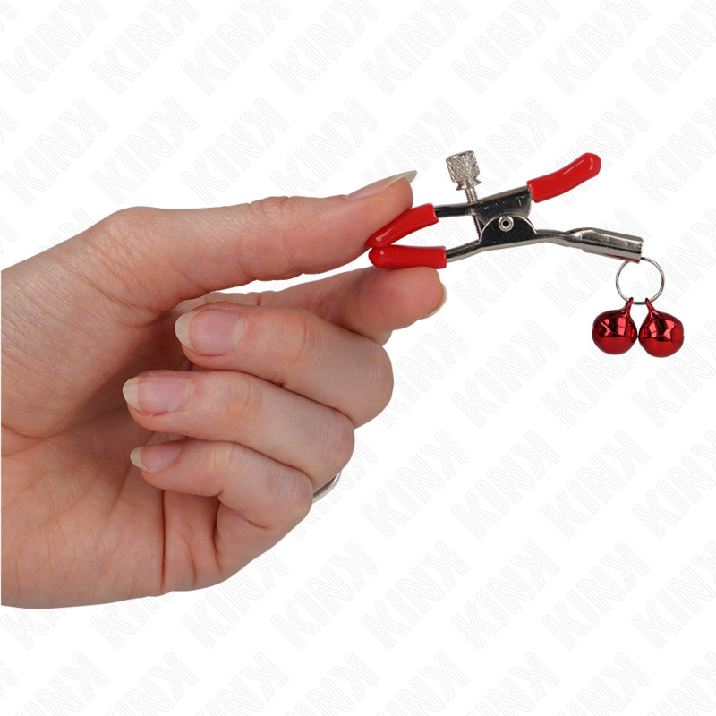 KINK - PINZA DE NARIZ DOBLE ROJA 6 CM