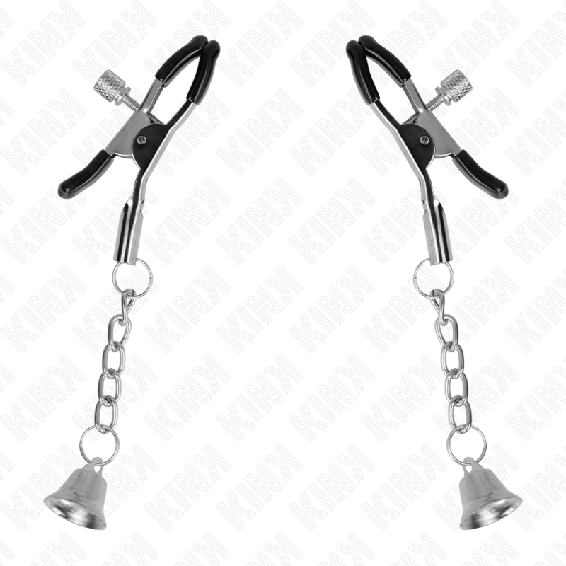 KINK - PINZAS COLGANTE CAMPANA PLATA 6 CM