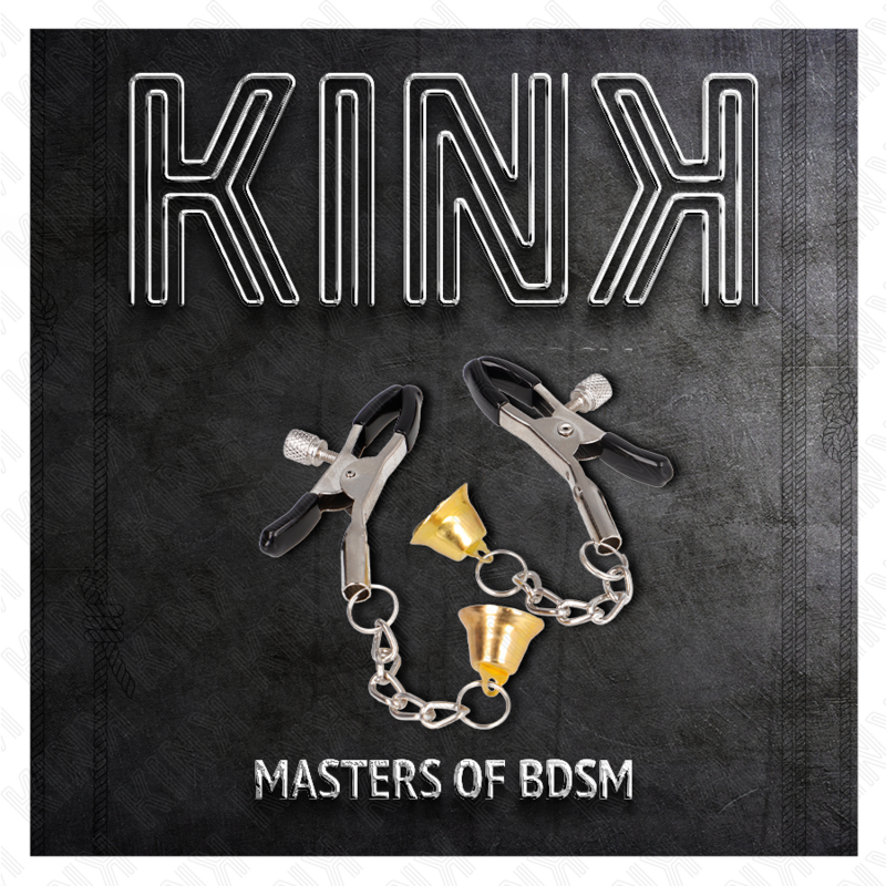 KINK - PINZAS COLGANTE CAMPANA DORADA 6 CM