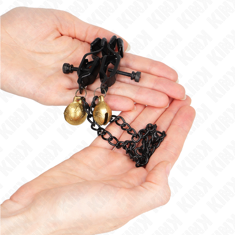 KINK - ALICATE CADENA PLANA Y CAMPANA PLATA 30 CM