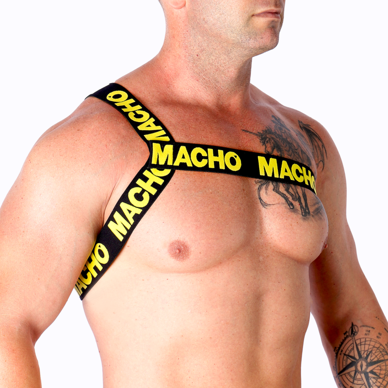 ARNÉS ROMANO BLANCO PARA HOMBRE S/M