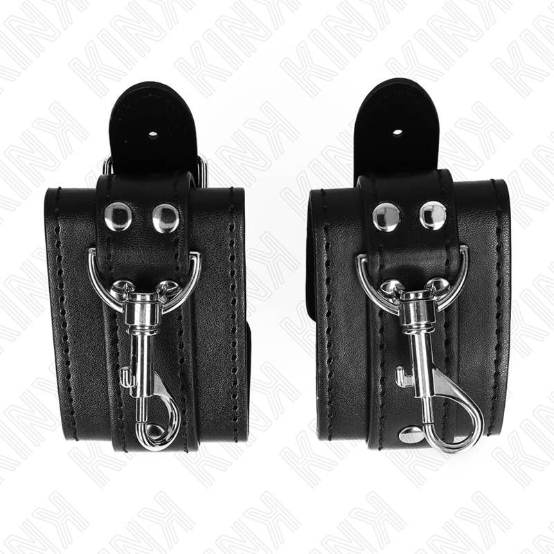 KINK - PROTECTORES DE MUÑECA CON BLOQUEO AJUSTABLES DE COLOR NEGRO, 21-28 CM X 5,5 CM