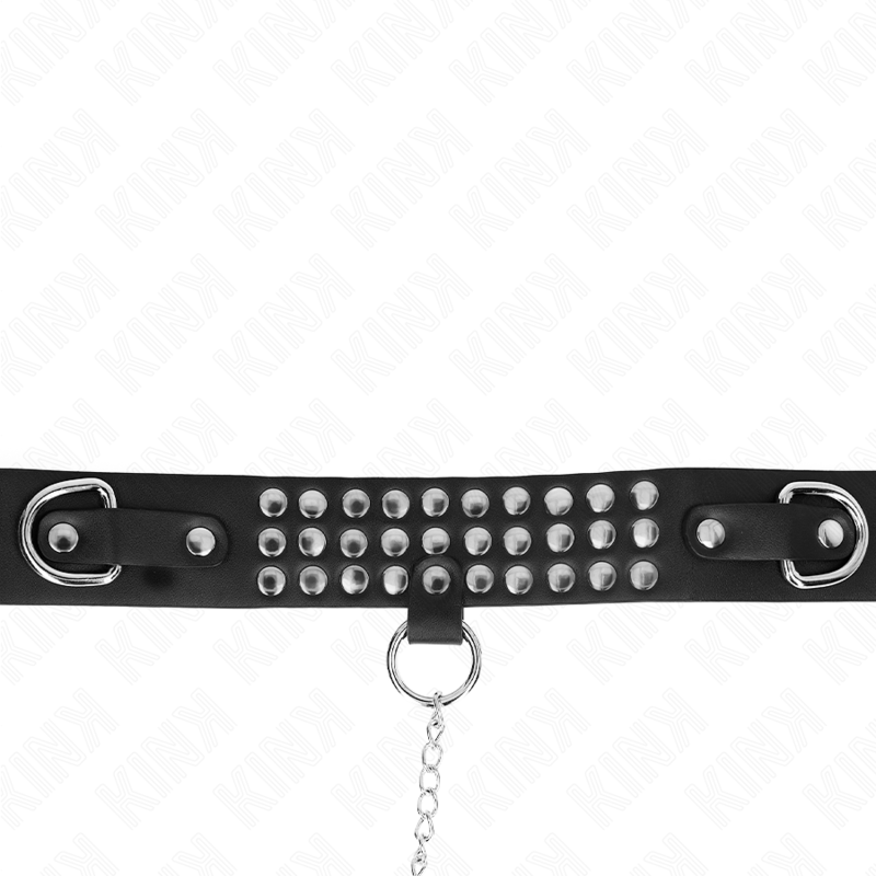 KINK - COLLAR CON CORREA 65 CM CON BRILLANTES AJUSTABLES 37-42 CM X 5,3 CM