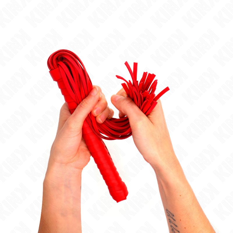 KINK - LÁTIGO CON MANGO TEXTURIZADO ROJO 48,5 CM