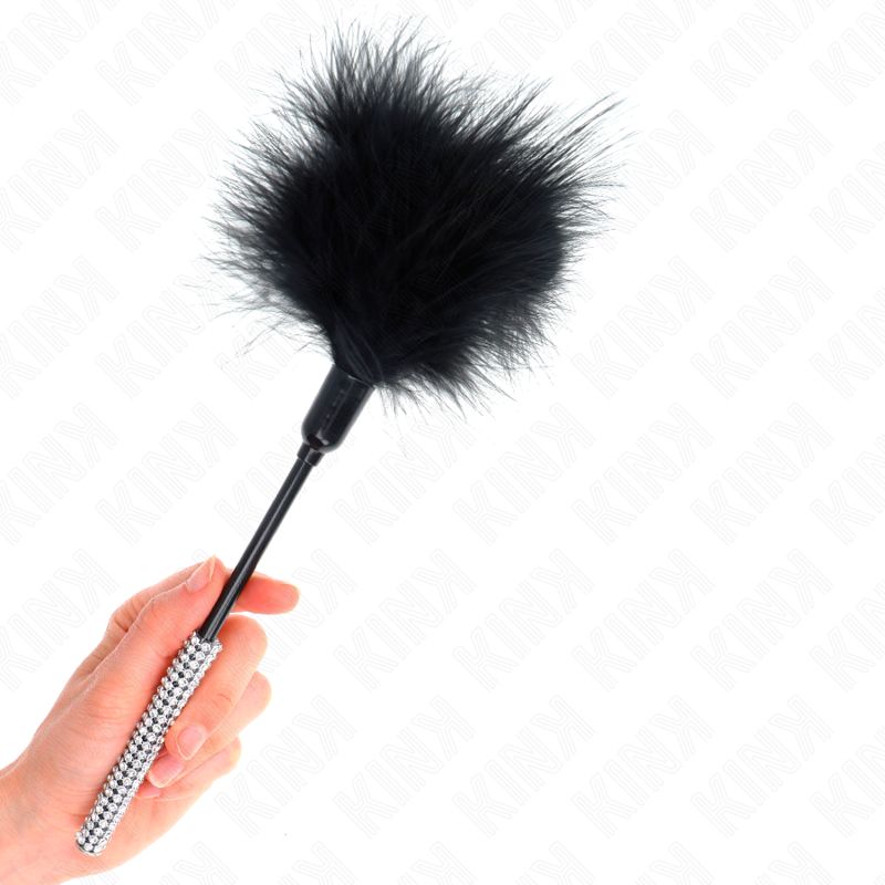 KINK - PLUMAS PARA HACER COSQUILLAS CON MANGO DE STRASS 27 CM