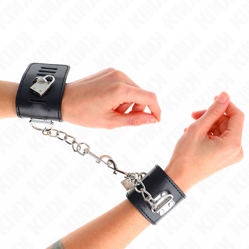KINK - CANDADO AJUSTABLE NEGRO PARA MUÑECA 16-23 CM X 5,5 CM