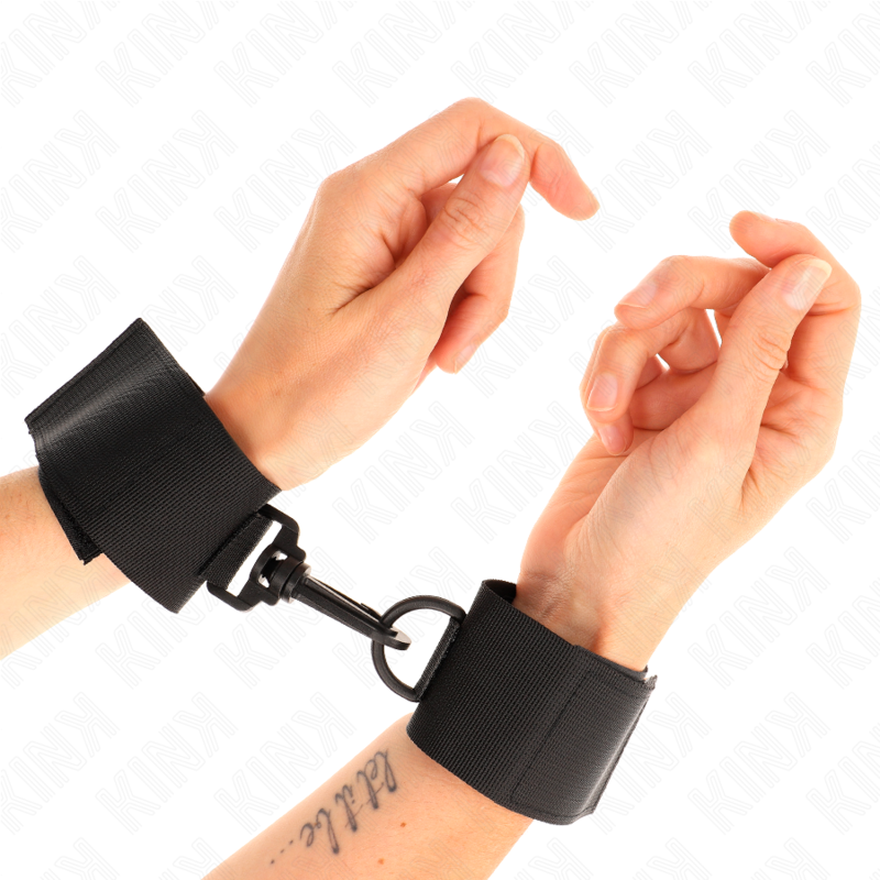 KINK - ESPOSAS DE NYLON NEGRAS