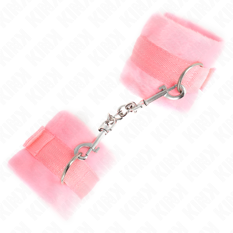 KINK - ESPOSAS DE CUERO PARA PRINCIPIANTES ROSA 30 X 7 CM
