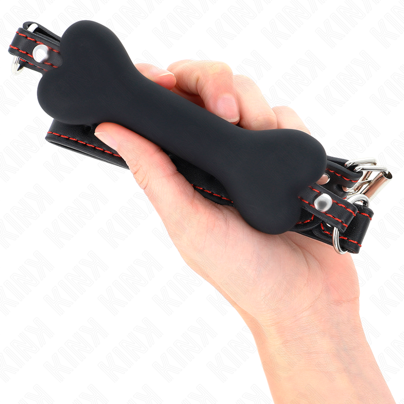 KINK - MORDAZA DE HUESO NEGRO 12 CM 63 x 2 CM