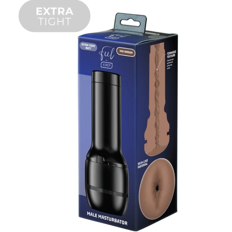 KIIROO - FEEL STROKER EXTRA TIGHT BUTT MEDIUM BROWN