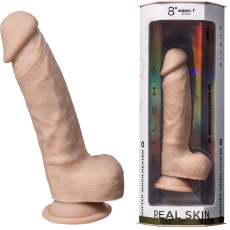 SILEXD - MODELO 1 PENE DE SILICONA SILEXPAN REALISTA PREMIUM 21,5 CM