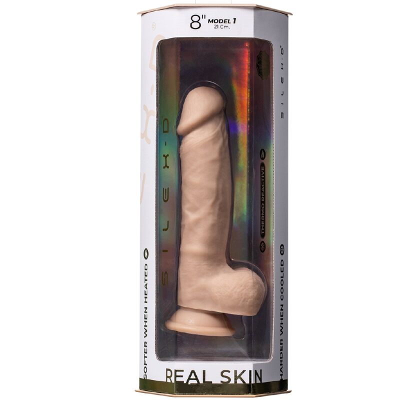 SILEXD - MODELO 1 PENE DE SILICONA SILEXPAN REALISTA PREMIUM 21,5 CM