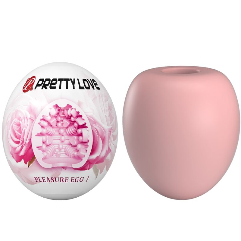 PRETTY LOVE - MASTURBADOR MASCULINO EN FORMA DE HUEVO ROSA