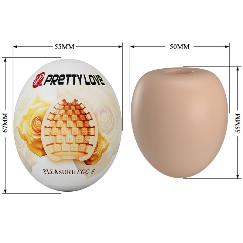 PRETTY LOVE - MASTURBADOR MASCULINO HUEVO DE CARNE
