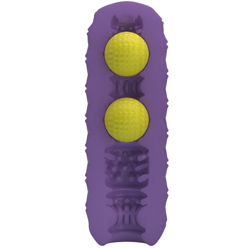 PRETTY LOVE - PURPLE TWIN BALLS MALE MASTURBATOR
