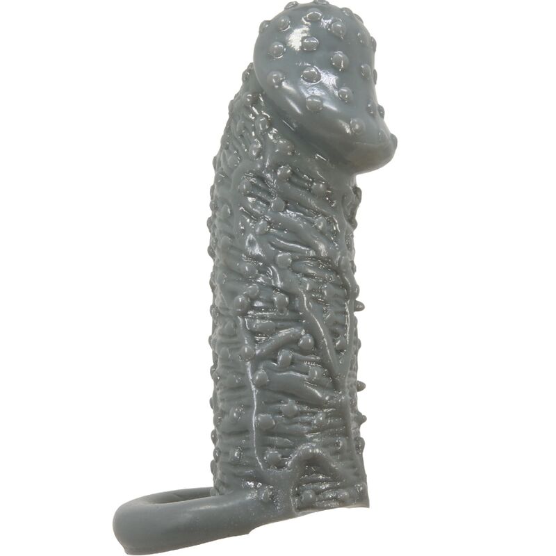 PRETTY LOVE - FUNDA REALISTA PARA AMPLIACIÓN Y RETARDAMIENTO DE PENE MODELO 2 GRIS