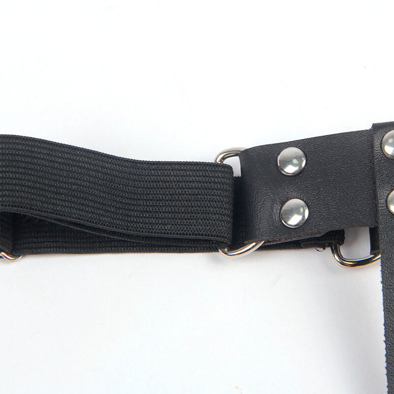 SUBBLIME - 953744 LIGA PUNK DE CUERO AJUSTABLE NEGRA TALLA ÚNICA