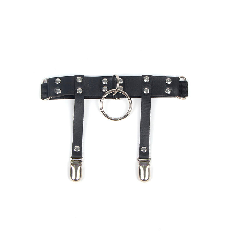 SUBBLIME - 953744 LIGA PUNK DE CUERO AJUSTABLE NEGRA TALLA ÚNICA