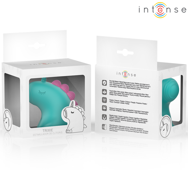 INTENSO - ESTIMULADOR TRIXIE UNICORNIO VERDE
