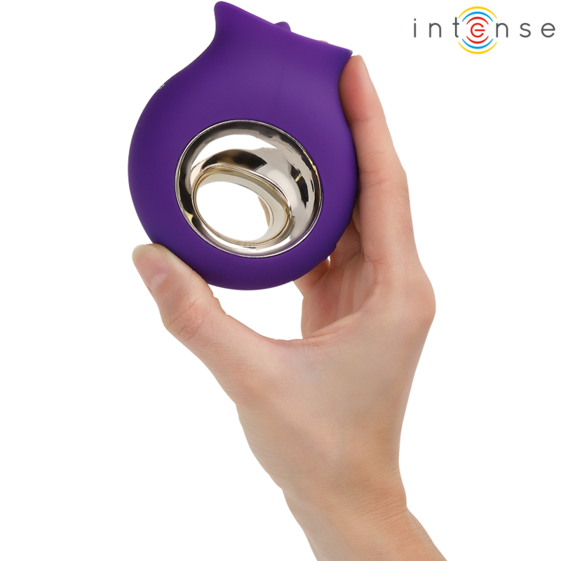 INTENSE - ESTIMULADOR CLÍTORIS TULI 9 VIBRACIONES Y 9 OSCILACIONES MORADO
