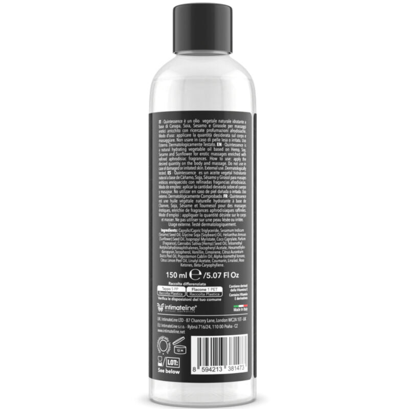 INTIMATELINE LUXURIA - ACEITE DE MASAJE DE VAINILLA EXÓTICA 150 ML
